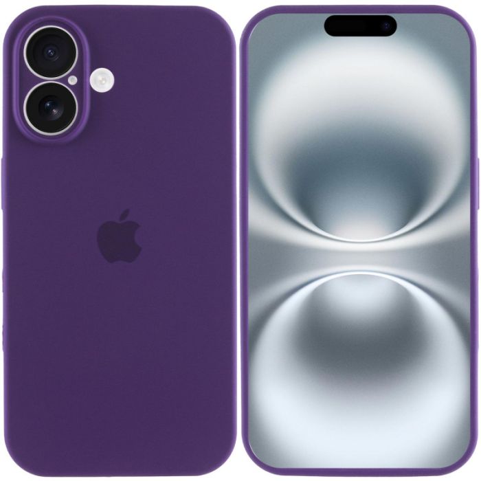 Чохол Silicone Case Full Camera Protective (AA) для Apple iPhone 16 (6.1")