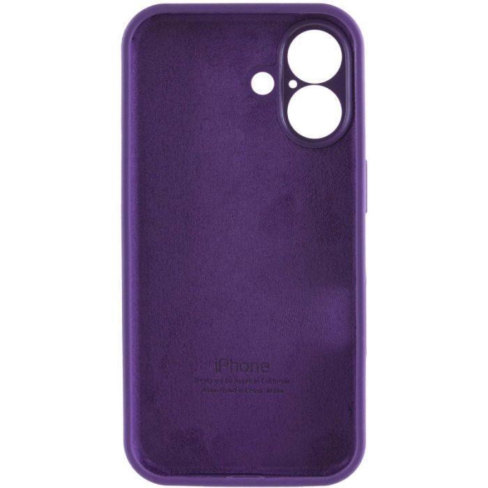 Чохол Silicone Case Full Camera Protective (AA) для Apple iPhone 16 (6.1")