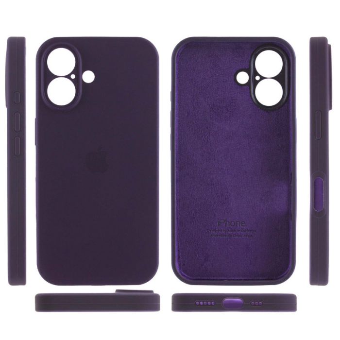 Чохол Silicone Case Full Camera Protective (AA) для Apple iPhone 16 (6.1")