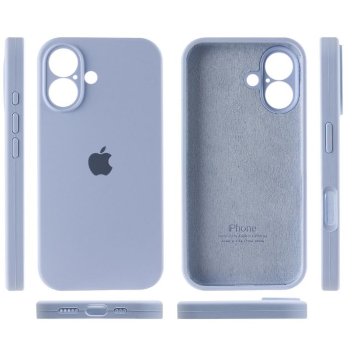 Чохол Silicone Case Full Camera Protective (AA) для Apple iPhone 16 (6.1")