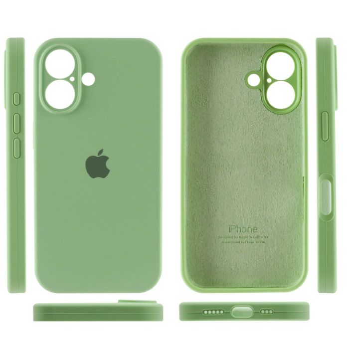 Чохол Silicone Case Full Camera Protective (AA) для Apple iPhone 16 (6.1")