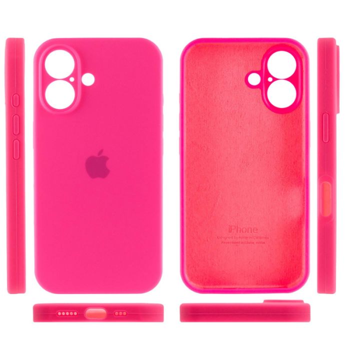 Чохол Silicone Case Full Camera Protective (AA) для Apple iPhone 16 (6.1")