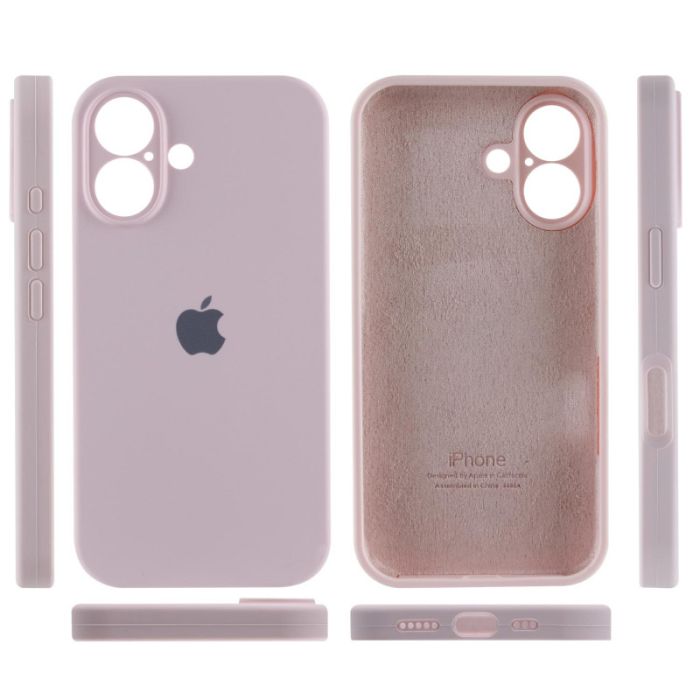 Чохол Silicone Case Full Camera Protective (AA) для Apple iPhone 16 (6.1")