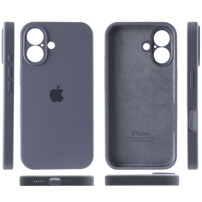 Чохол Silicone Case Full Camera Protective (AA) для Apple iPhone 16 (6.1")