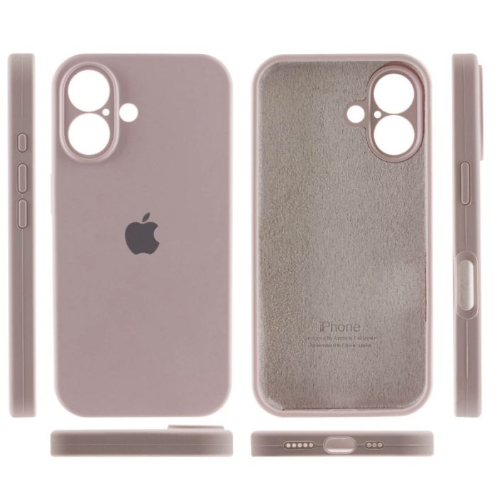 Чохол Silicone Case Full Camera Protective (AA) для Apple iPhone 16 (6.1")