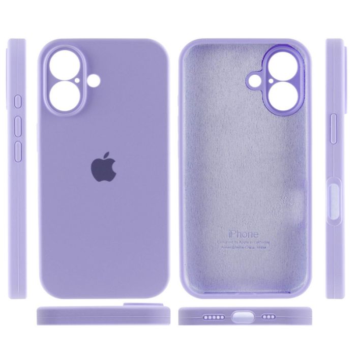 Чохол Silicone Case Full Camera Protective (AA) для Apple iPhone 16 (6.1")