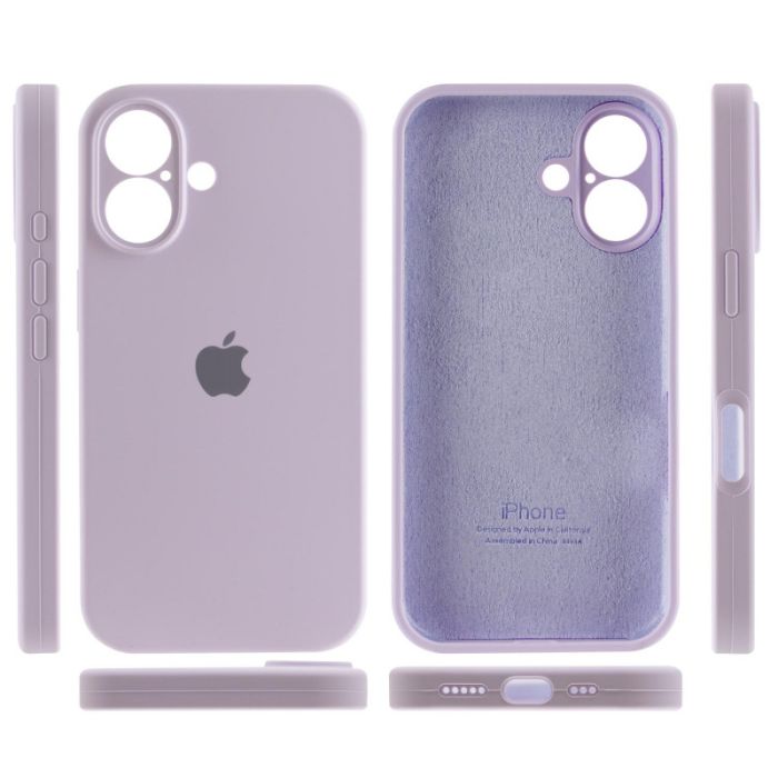 Чохол Silicone Case Full Camera Protective (AA) для Apple iPhone 16 (6.1")