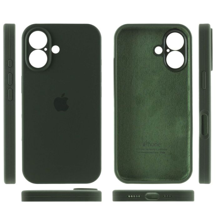 Чохол Silicone Case Full Camera Protective (AA) для Apple iPhone 16 (6.1")