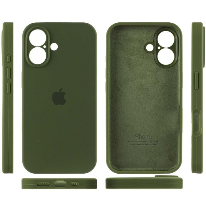 Чохол Silicone Case Full Camera Protective (AA) для Apple iPhone 16 (6.1")