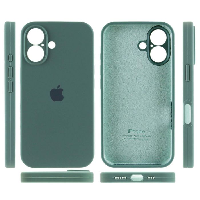 Чохол Silicone Case Full Camera Protective (AA) для Apple iPhone 16 (6.1")