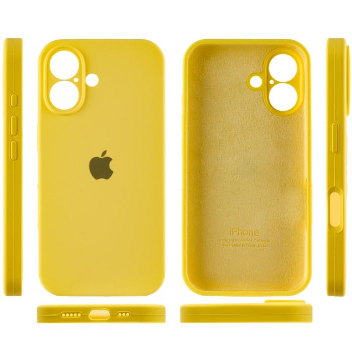 Чохол Silicone Case Full Camera Protective (AA) для Apple iPhone 16 (6.1")