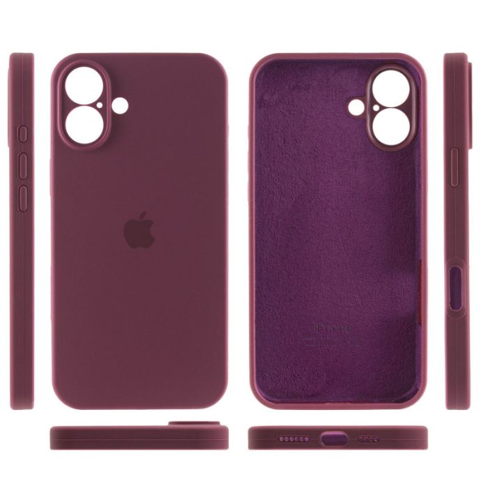 Чохол Silicone Case Full Camera Protective (AA) для Apple iPhone 16 Plus (6.7")