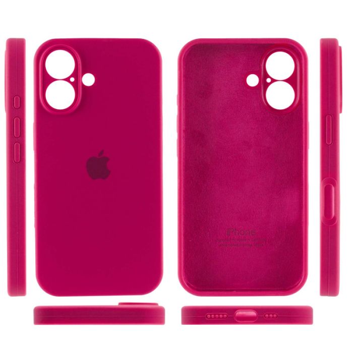 Чохол Silicone Case Full Camera Protective (AA) для Apple iPhone 16 Plus (6.7")