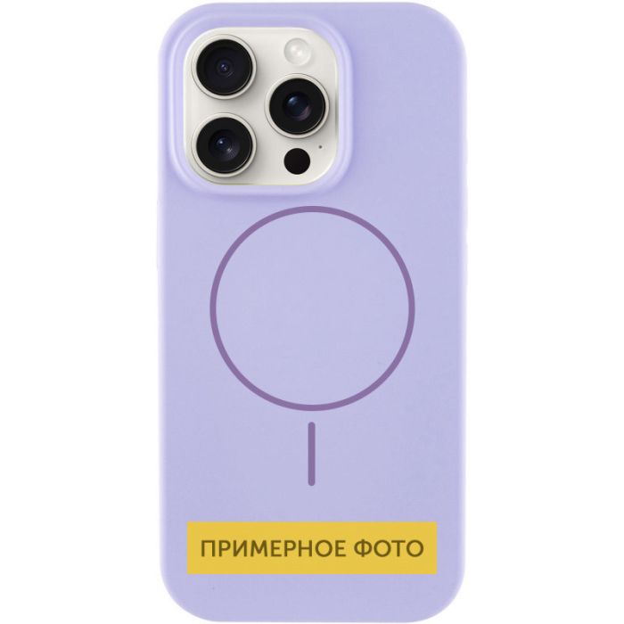 Чохол Silicone Case Full Protective (AA) NO LOGO with MagSafe для Apple iPhone 15 Plus (6.7")