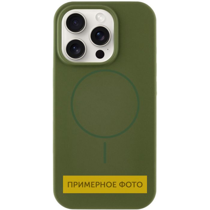 Чохол Silicone Case Full Protective (AA) NO LOGO with MagSafe для Apple iPhone 16 Plus (6.7")