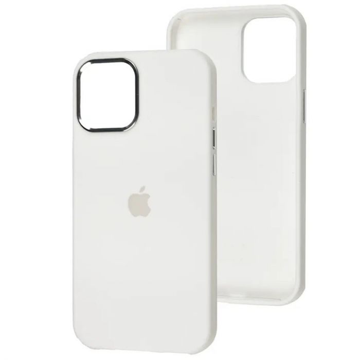 Чохол Silicone Case Metal Buttons (AA) для Apple iPhone 14 Pro (6.1")