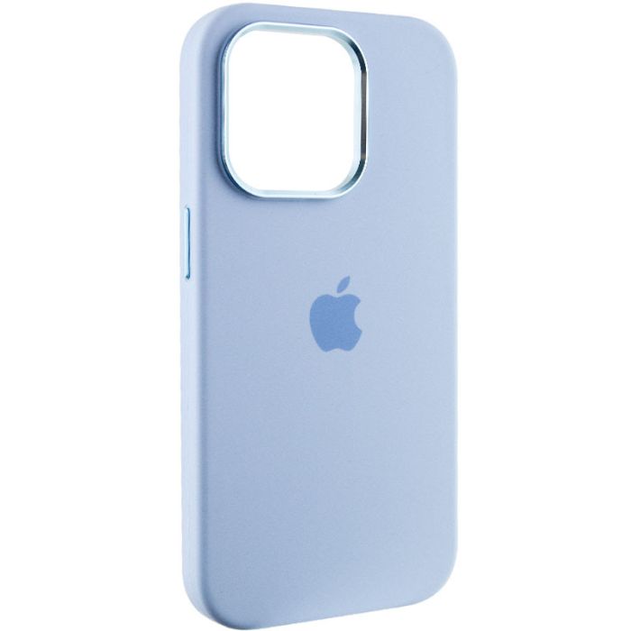 Чохол Silicone Case Metal Buttons (AA) для Apple iPhone 14 Pro (6.1")