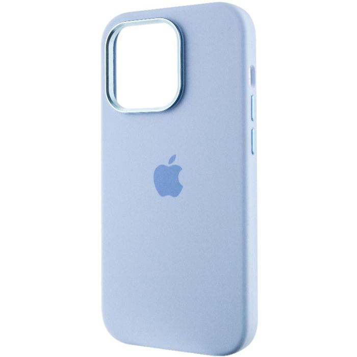 Чохол Silicone Case Metal Buttons (AA) для Apple iPhone 14 Pro (6.1")