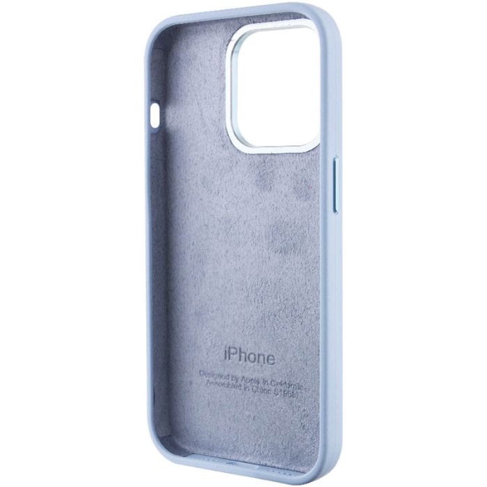 Чохол Silicone Case Metal Buttons (AA) для Apple iPhone 14 Pro (6.1")