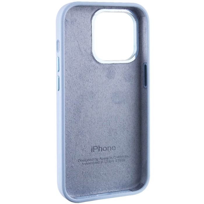 Чохол Silicone Case Metal Buttons (AA) для Apple iPhone 14 Pro (6.1")