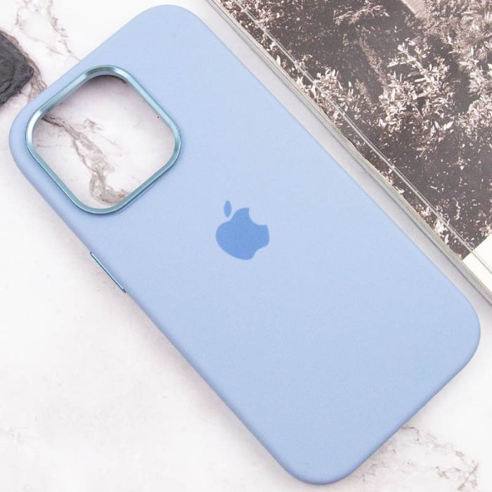 Чохол Silicone Case Metal Buttons (AA) для Apple iPhone 14 Pro (6.1")