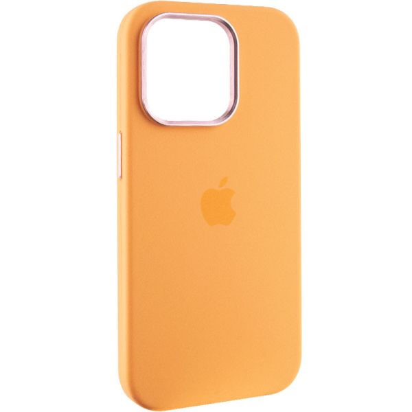 Чохол Silicone Case Metal Buttons (AA) для Apple iPhone 14 Pro Max (6.7")
