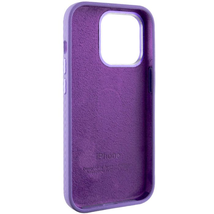 Чохол Silicone Case Metal Buttons (AA) для Apple iPhone 14 Pro Max (6.7")