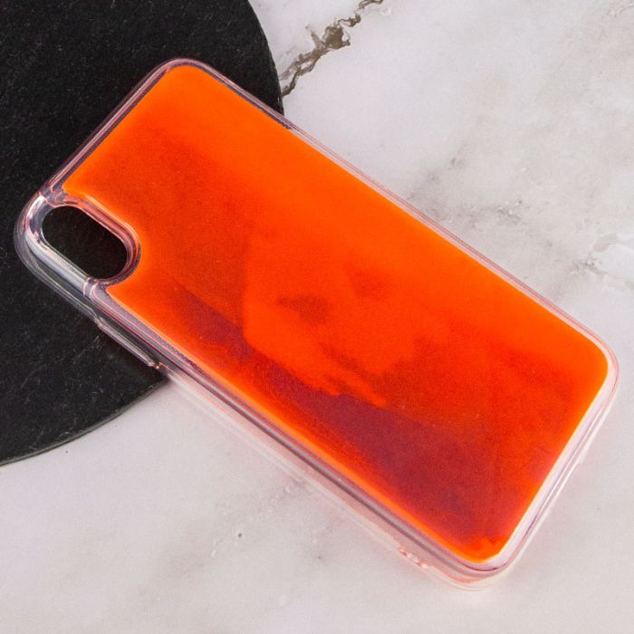 Неоновий чохол Neon Sand glow in the dark для Apple iPhone X / XS (5.8")