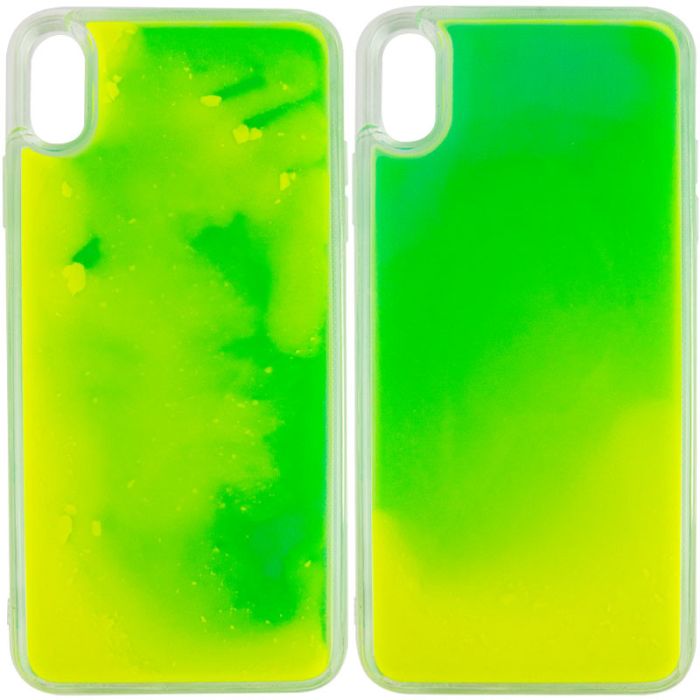 Неоновий чохол Neon Sand glow in the dark для Apple iPhone XS Max (6.5")