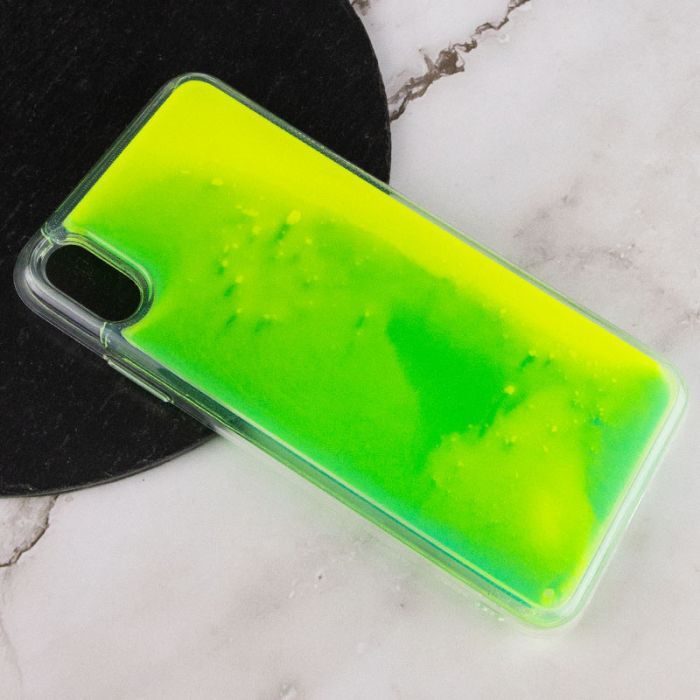 Неоновий чохол Neon Sand glow in the dark для Apple iPhone XS Max (6.5")