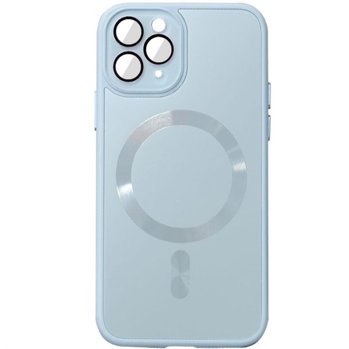 Чохол TPU+Glass Sapphire Midnight with MagSafe для Apple iPhone 14 Pro (6.1")