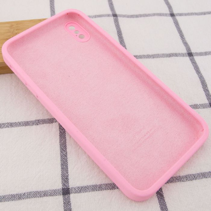 Чохол Silicone Case Square Full Camera Protective (AA) для Apple iPhone XS / X (5.8")