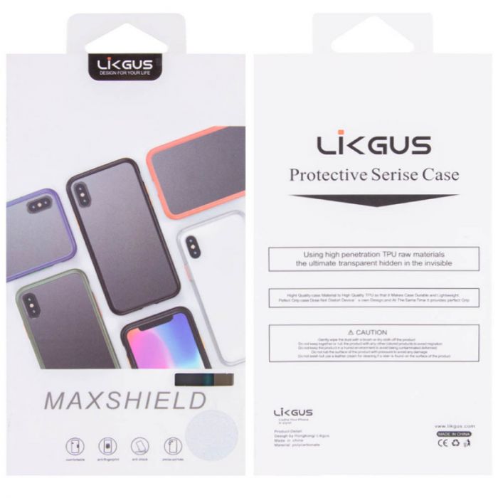 TPU+PC чехол LikGus Maxshield для Apple iPhone 11 Pro Max (6.5")