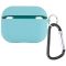 Силиконовый футляр с микрофиброй для наушников Airpods Pro