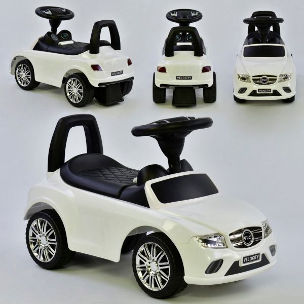 Каталка-толокар JOY Біла (R - 0088) музична