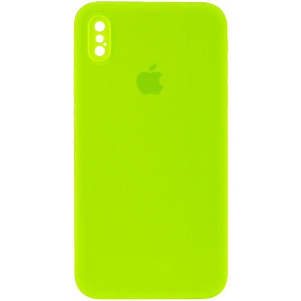 Чохол Silicone Case Square Full Camera Protective (AA) для Apple iPhone XS Max (6.5")
