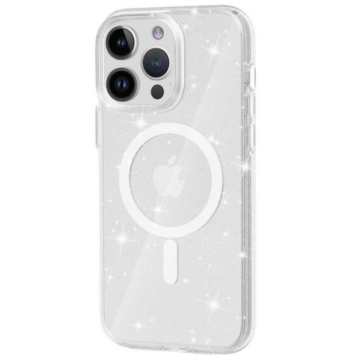 Чохол TPU Galaxy Sparkle (MagFit) для Apple iPhone 14 Pro Max (6.7")
