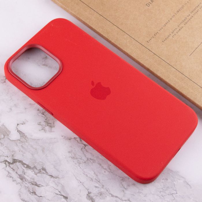 Чохол Silicone case (AAA) full with Magsafe and Animation для Apple iPhone 12 Pro / 12 (6.1")