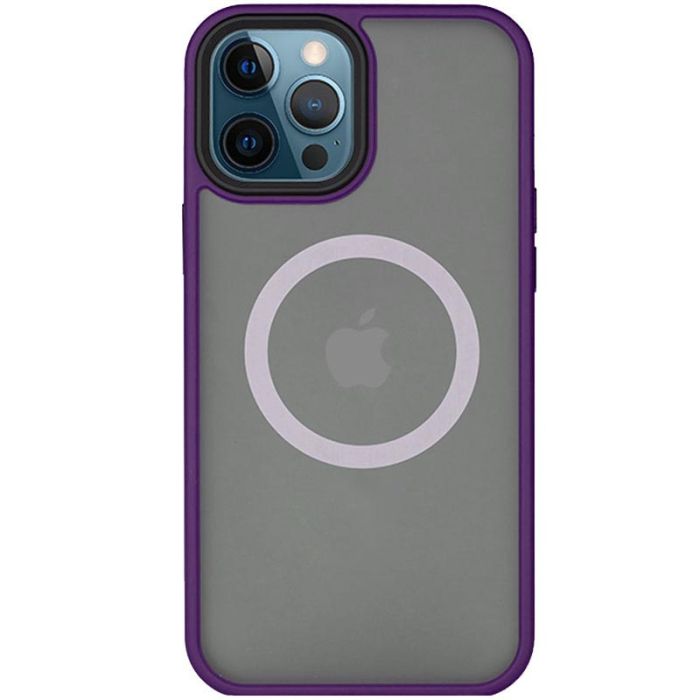 TPU+PC чохол Metal Buttons with MagSafe для Apple iPhone 13 Pro Max (6.7")