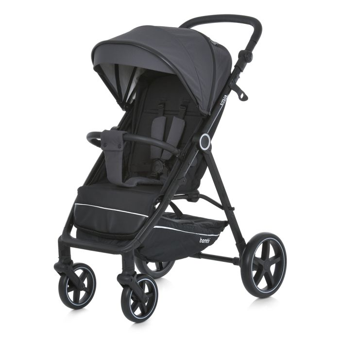 Коляска детская BAMBI (M 5723 VIVA Ash gray) серый