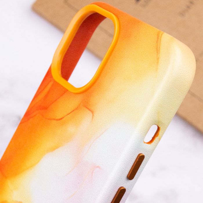 Кожаный чехол Figura Series Case with MagSafe для Apple iPhone 14 (6.1")
