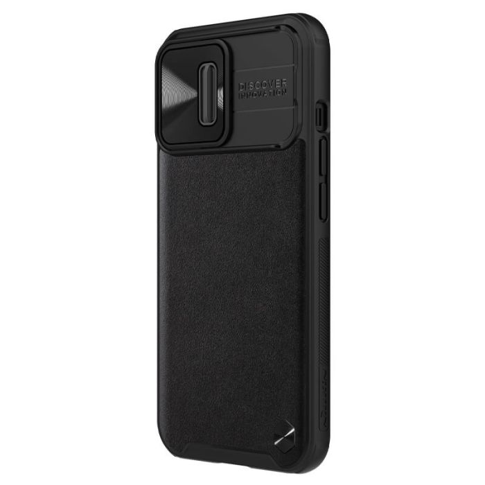 Шкіряна накладка Nillkin Camshield Leather (шторка на камеру) для Apple iPhone 13 Pro (6.1")