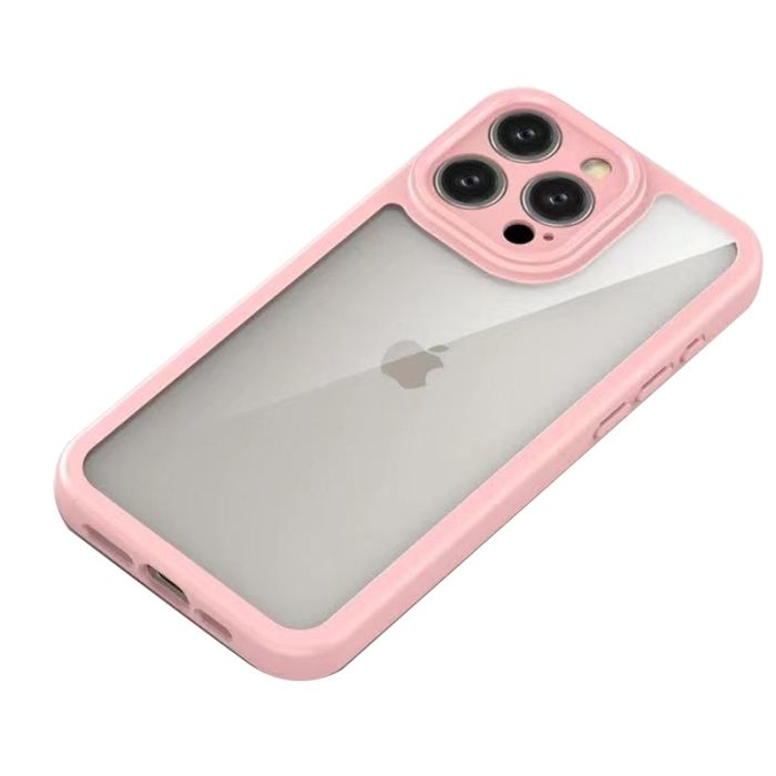 TPU чохол Transparent + Colour 1,5mm для Apple iPhone 13 Pro Max (6.7")