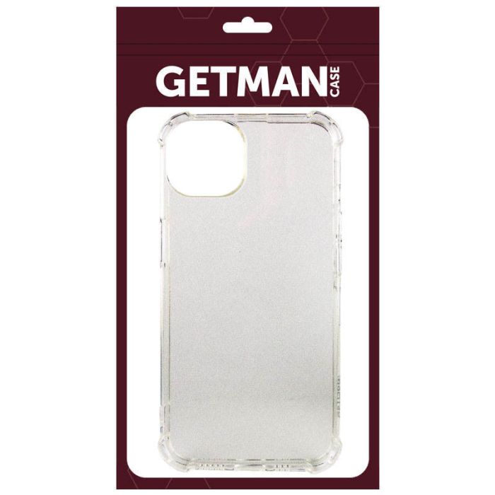 TPU чохол GETMAN Ease logo посилені кути для Apple iPhone 13 (6.1")