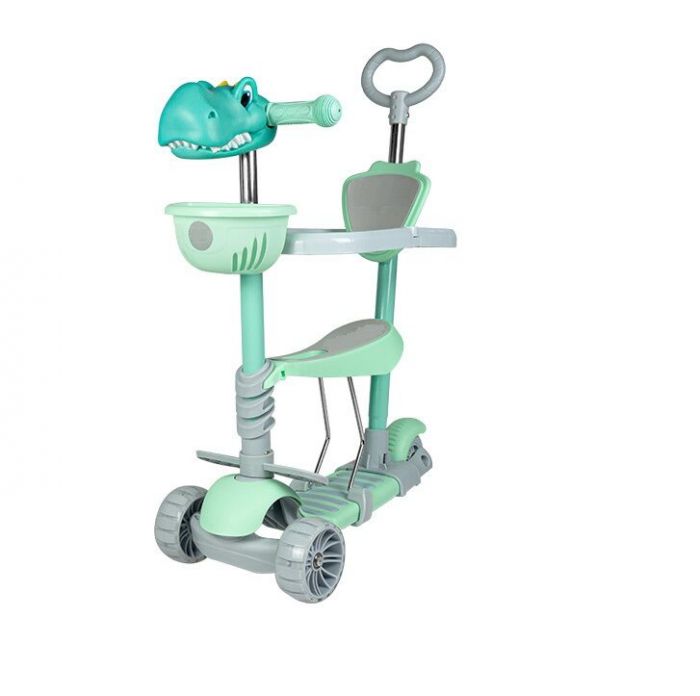 самокат 5в1 Best Scooter з захисним бампером (S-93208)