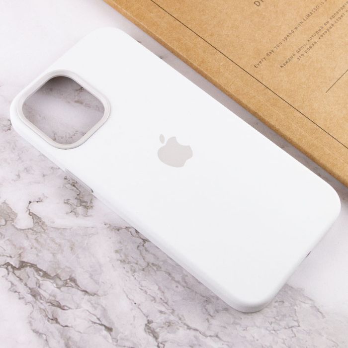 Чохол Silicone case (AAA) full with Magsafe and Animation для Apple iPhone 12 Pro Max (6.7")