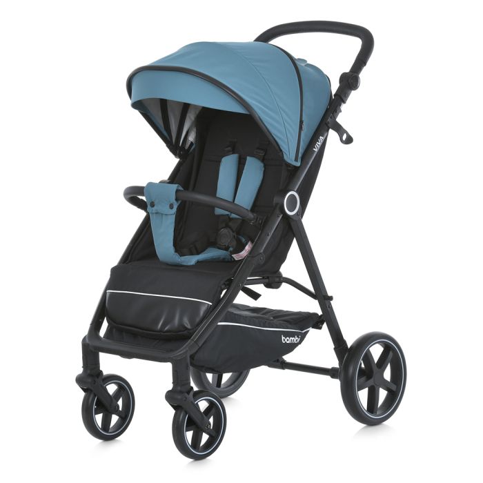 Коляска детская BAMBI (M 5723 VIVA Pine blue) синий