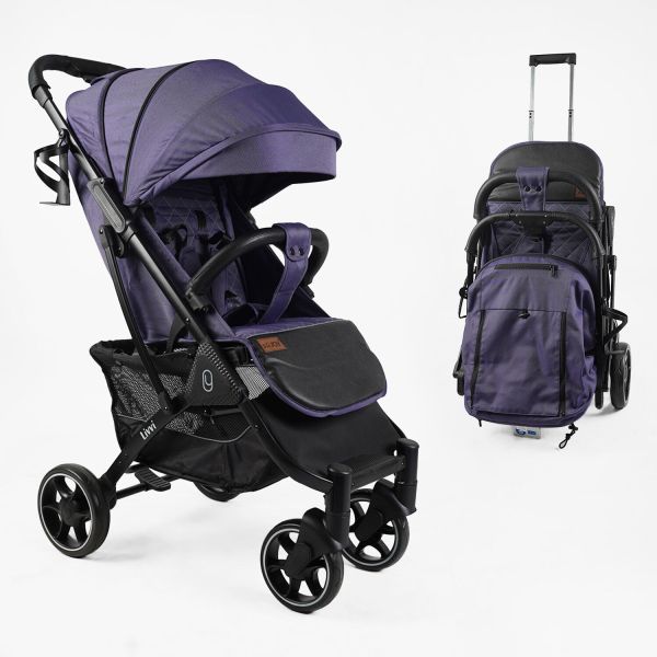 Детская прогулочная Коляска JOY "Livvi" (LV-04270) рама алюминиевая, футкавер, подстаканник, телескопическая ручка