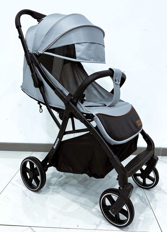 Детская прогулочная Коляска JOY "Geneva" (GN-64493) рама алюминиевая, футкавер, подстаканник, телескопическая ручка