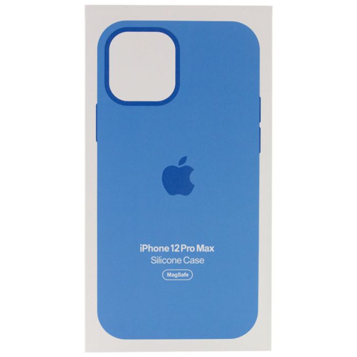 Чохол Silicone case (AAA) full with Magsafe and Animation для Apple iPhone 12 Pro Max (6.7")